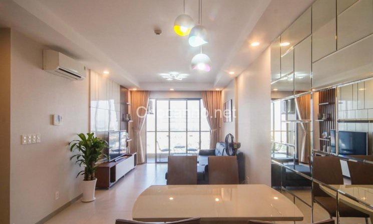 Cho thuê căn hộ Rivera Park Q10, dt 78m2,2pn,2wc full nội thất giá thuê 18tr5/th