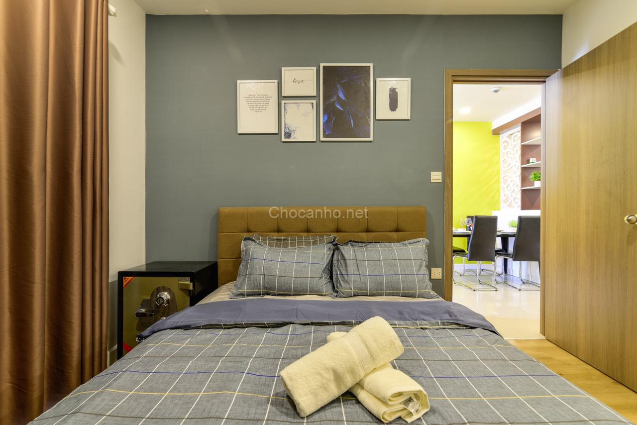 Căn hộ cao cấp Icon 56 Q.4 cho thuê 85m2 nội thất đầy đủ 3 phòng ngủ bao phí quản lí