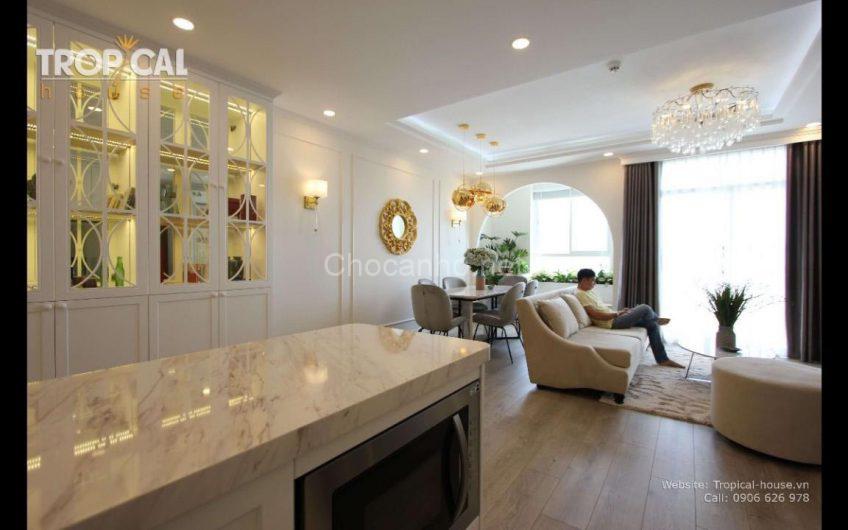Bán căn hộ Grand Riveside Q4, dt 112m2,3pn,2wc nhà đầy đủ nội thất giá thuê 24tr/th